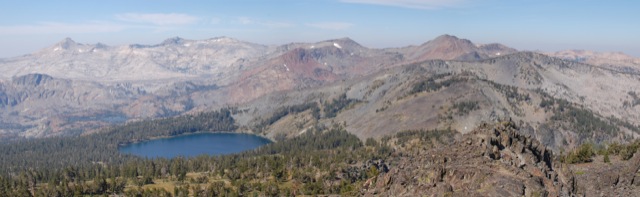 Gilmore Lake and the rest of Desolation Wilderness.